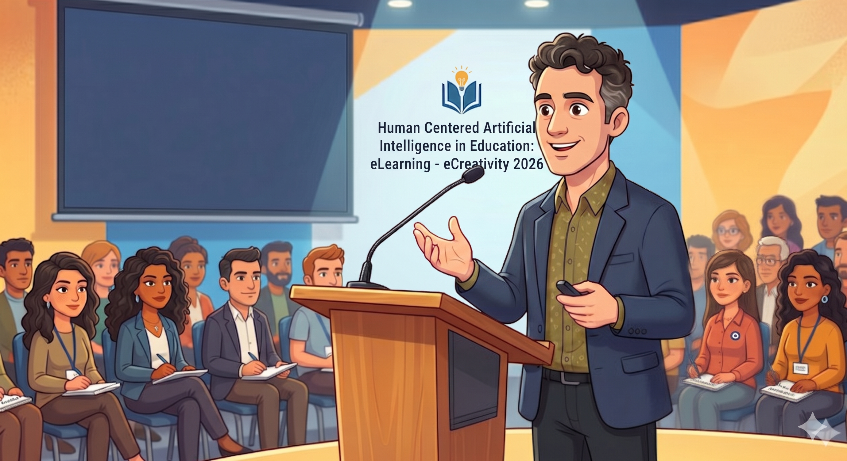 Human Centered Artificial Intelligence in Education: eLearning - eCreativity 2026